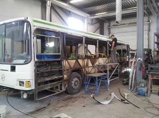 Ремонт автобусов, замена стекол, ремонт кузова стоимость ремонта и где отремонтировать - Белогорск